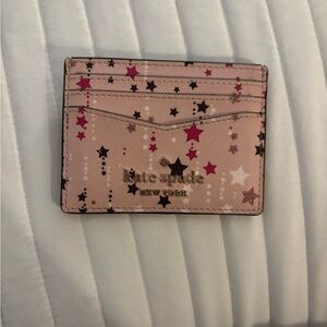 Pink Star Kate Spade Cardholder